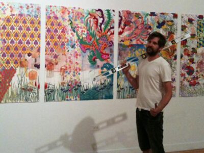 Kira Nam Greene Installing at Bronx Museum