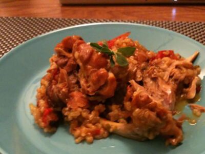 Kira Nam Greene Arroz con pollo with a twist