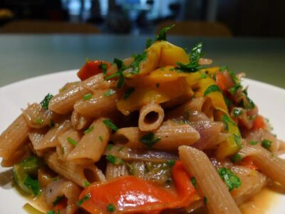 Kira Nam Greene Pasta Peperonata